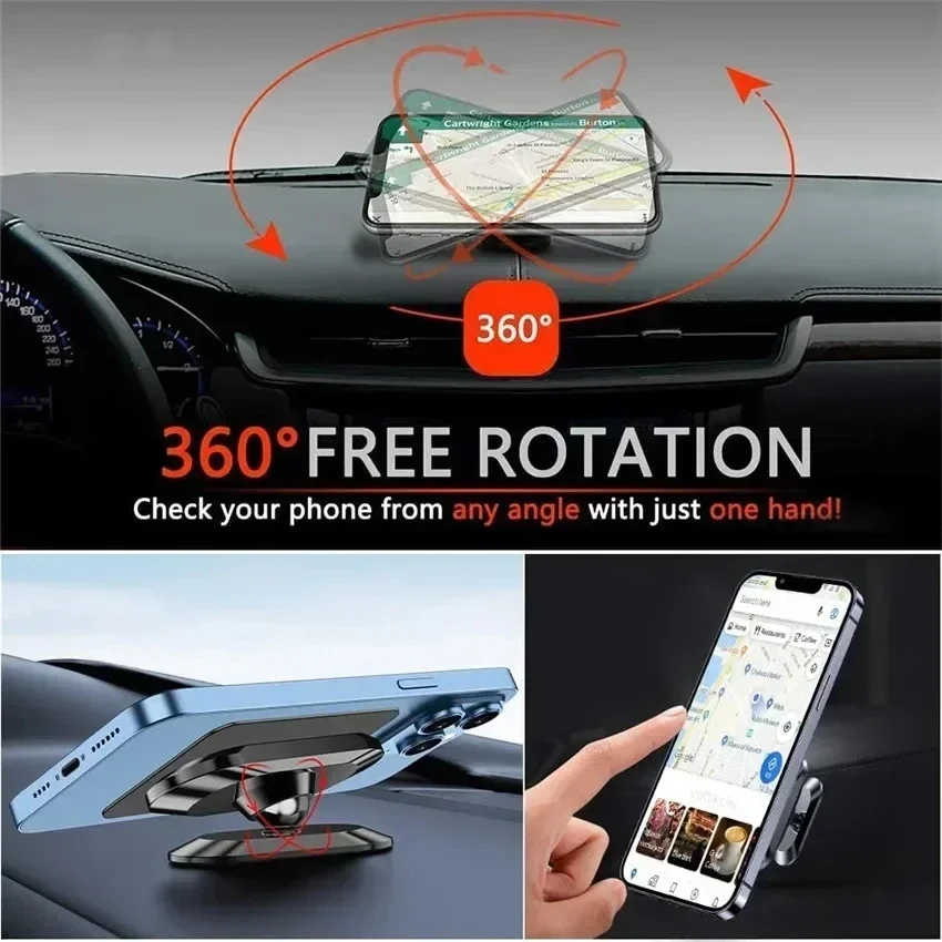 360° Magnetic Car Phone Holder - Mobile Pedestal Cabinet review and price