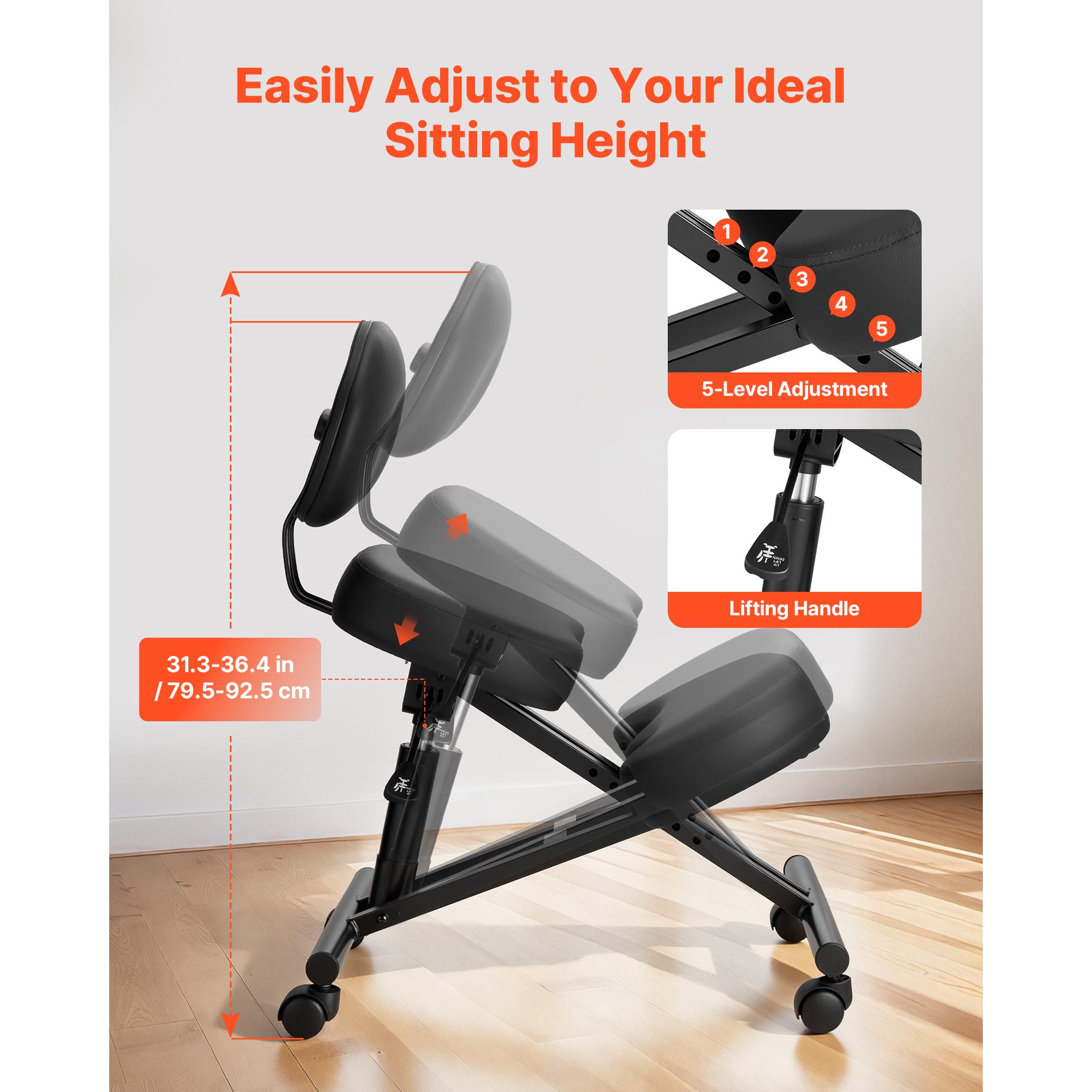 Ergonomic Kneeling Chair with  - Office Chair Cushion review and price