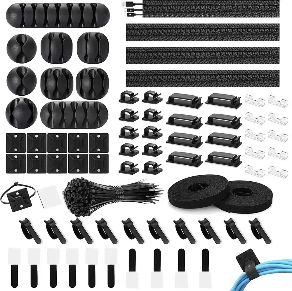 173 PCS Cable Organizer Clips  - Desk Organizer review and price