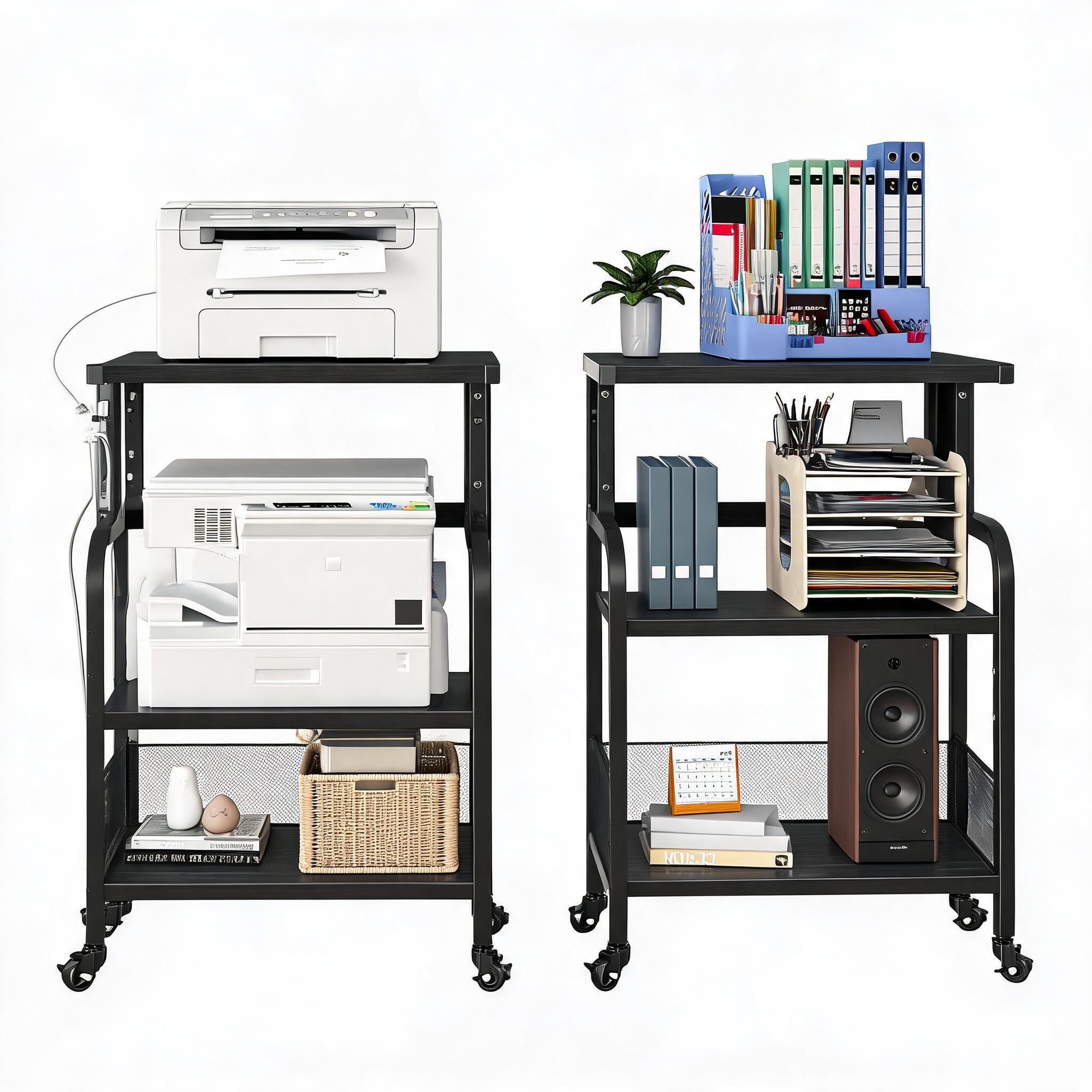 3-Tier Mobile Printer Stand wi - Printer Stand review and price