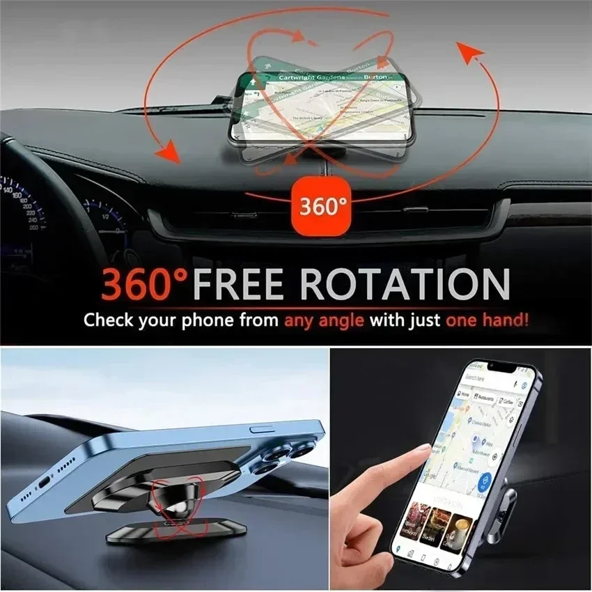 360° Magnetic Car Phone Holder - Mobile Pedestal Cabinet review and price