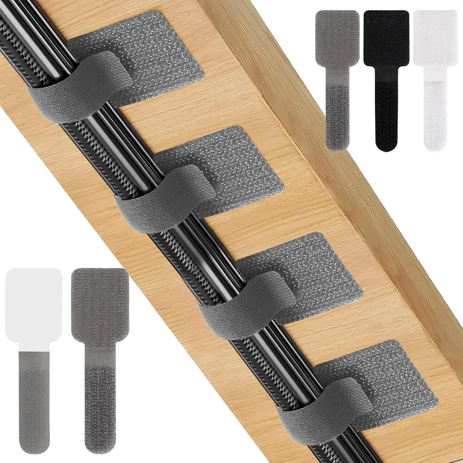 New Reusable Cable Ties Velcro - Desk Organizer review and price