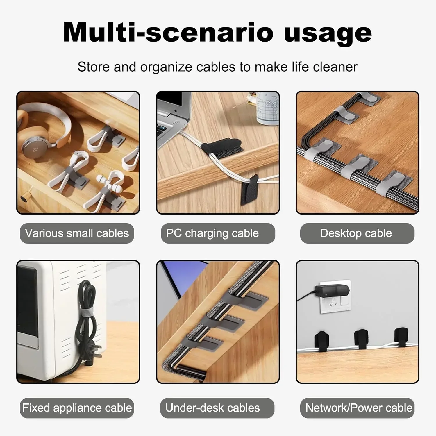 New Reusable Cable Ties Velcro - Desk Organizer review and price