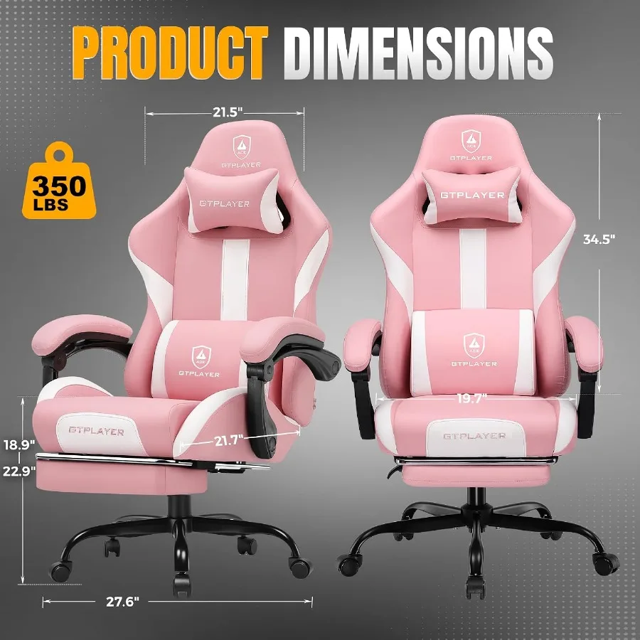 Gaming Chair with Foot Rest Po - Office Chair Cushion review and price