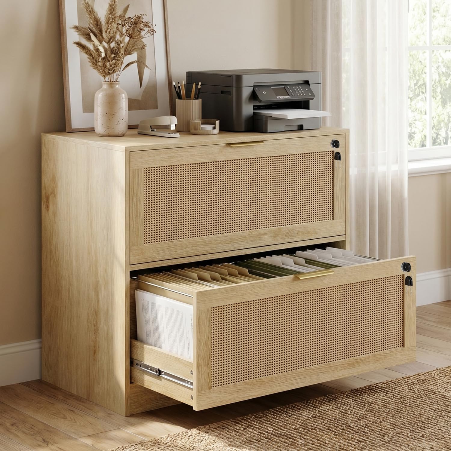 2 Drawer File Cabinet with Loc - Printer Stand review and price