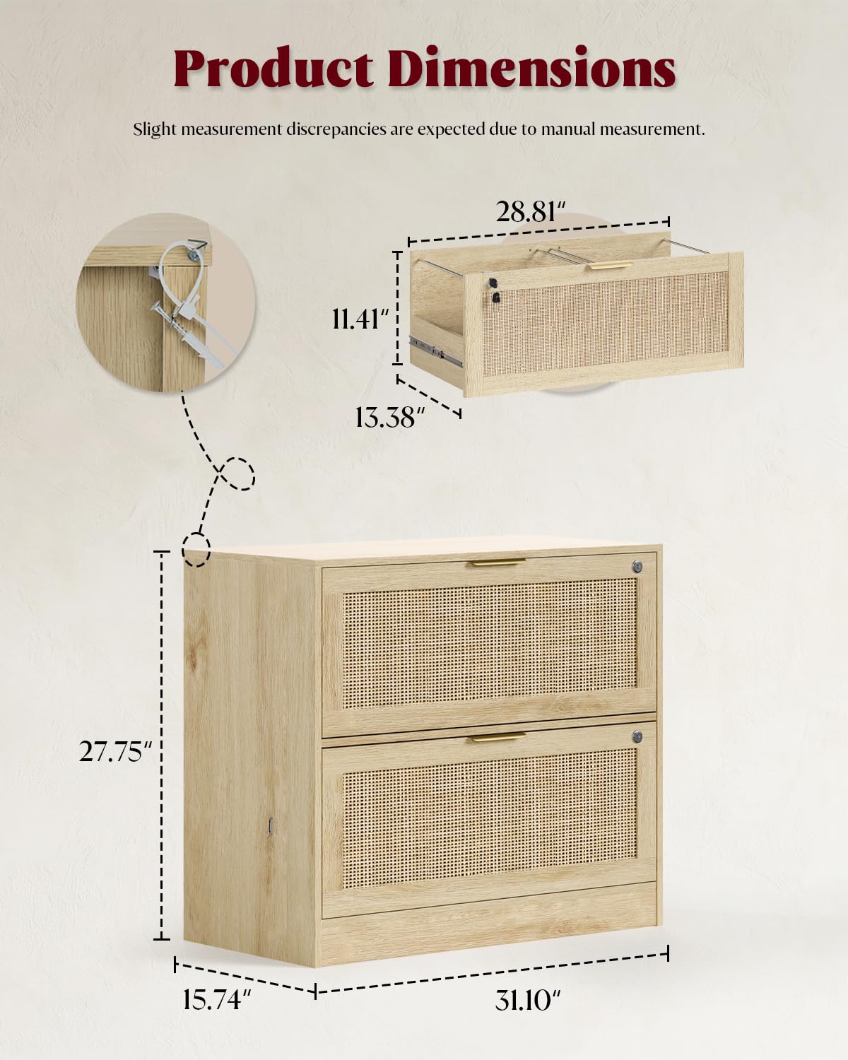 2 Drawer File Cabinet with Loc - Printer Stand review and price
