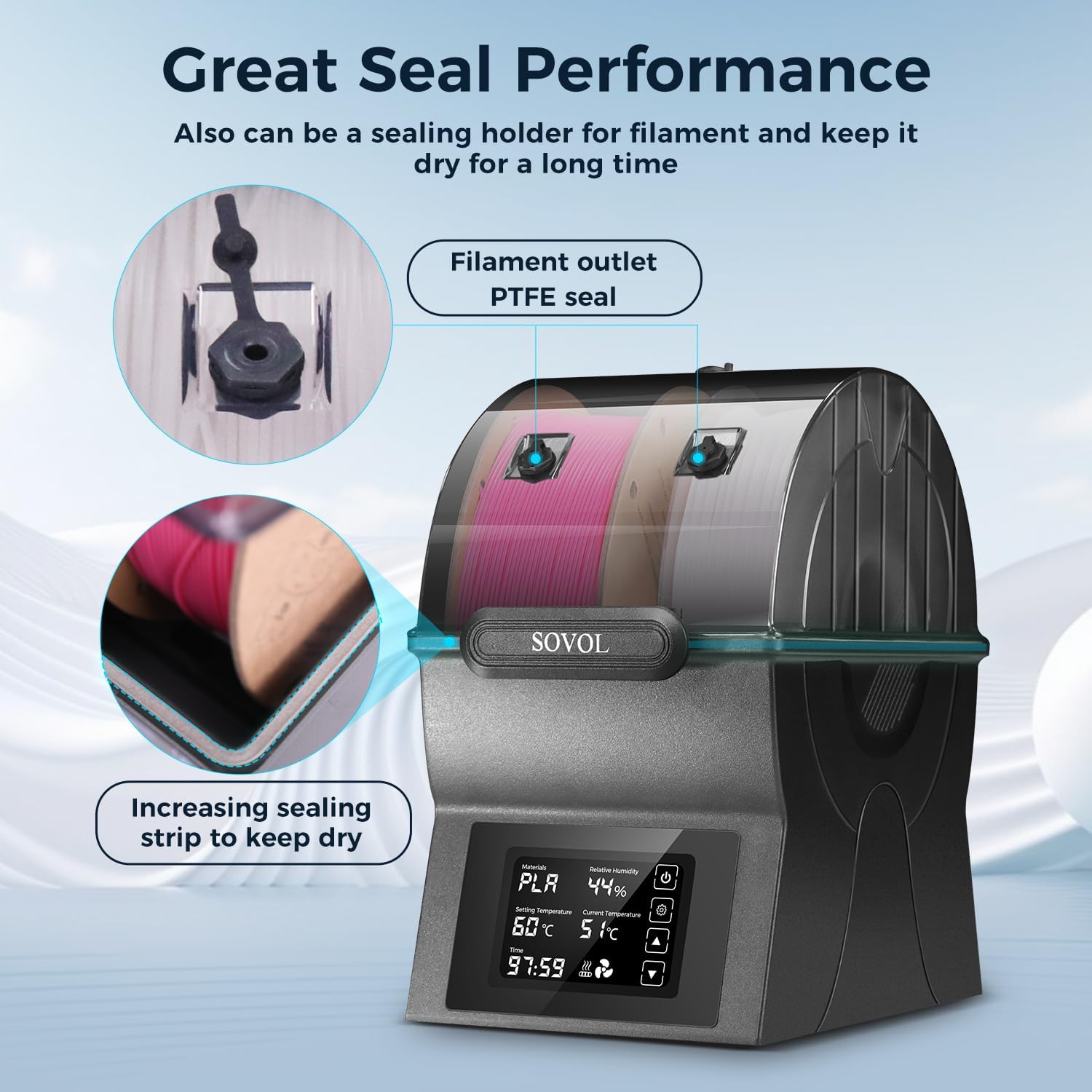 Sovol Filament Dryer SH02 Dry  - Printer Stand review and price
