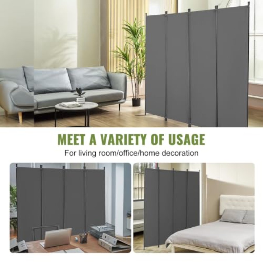 4-Panel Cloth Room Divider Fol - Partition Screen Divider review and price