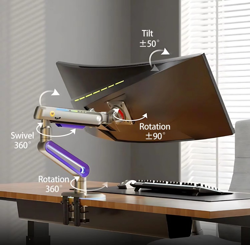 ERGONOMIC Gaming Monitor Arm f - Monitor Stand review and price