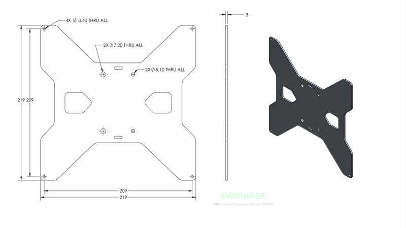 TEVO Tarantula aluminum Y Carr - Printer Stand review and price