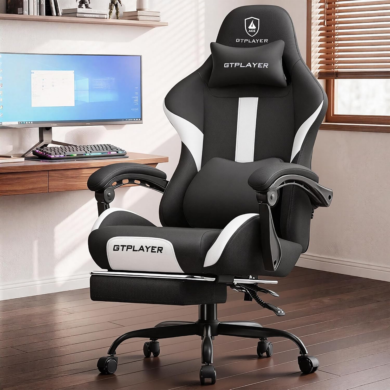 LUCKRACER Big and Tall Gaming  - Office Chair Cushion review and price