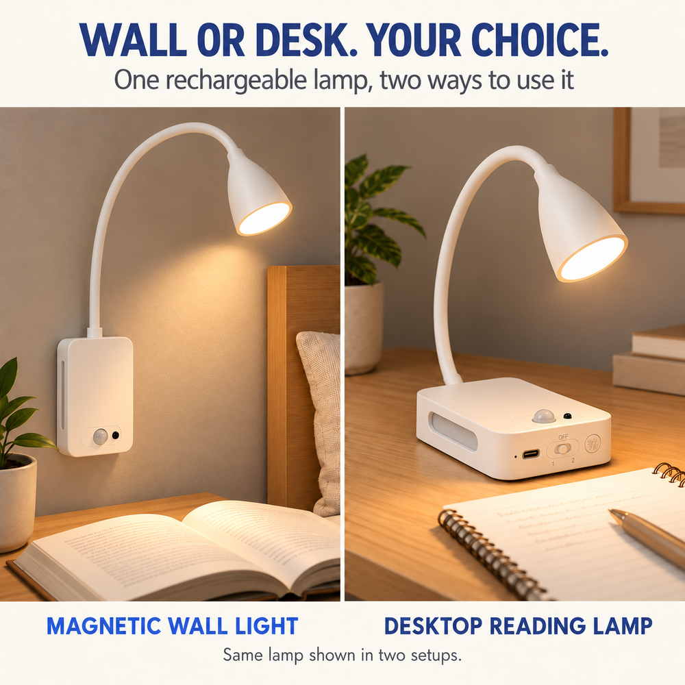 4000mAh Rechargeable Magnetic  - Desk Lamp review and price