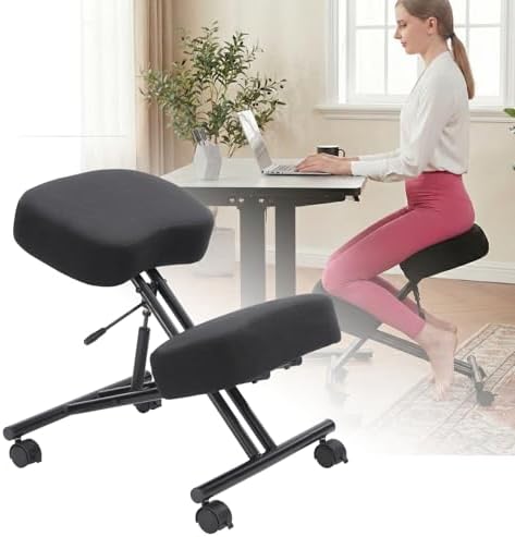 Kneeling Chair Linen Ergonomic - Office Chair review and price