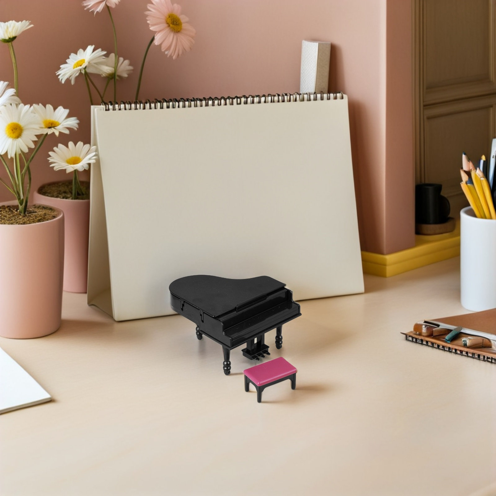 Mini Upright Piano Set for Dol - Office Stool review and price